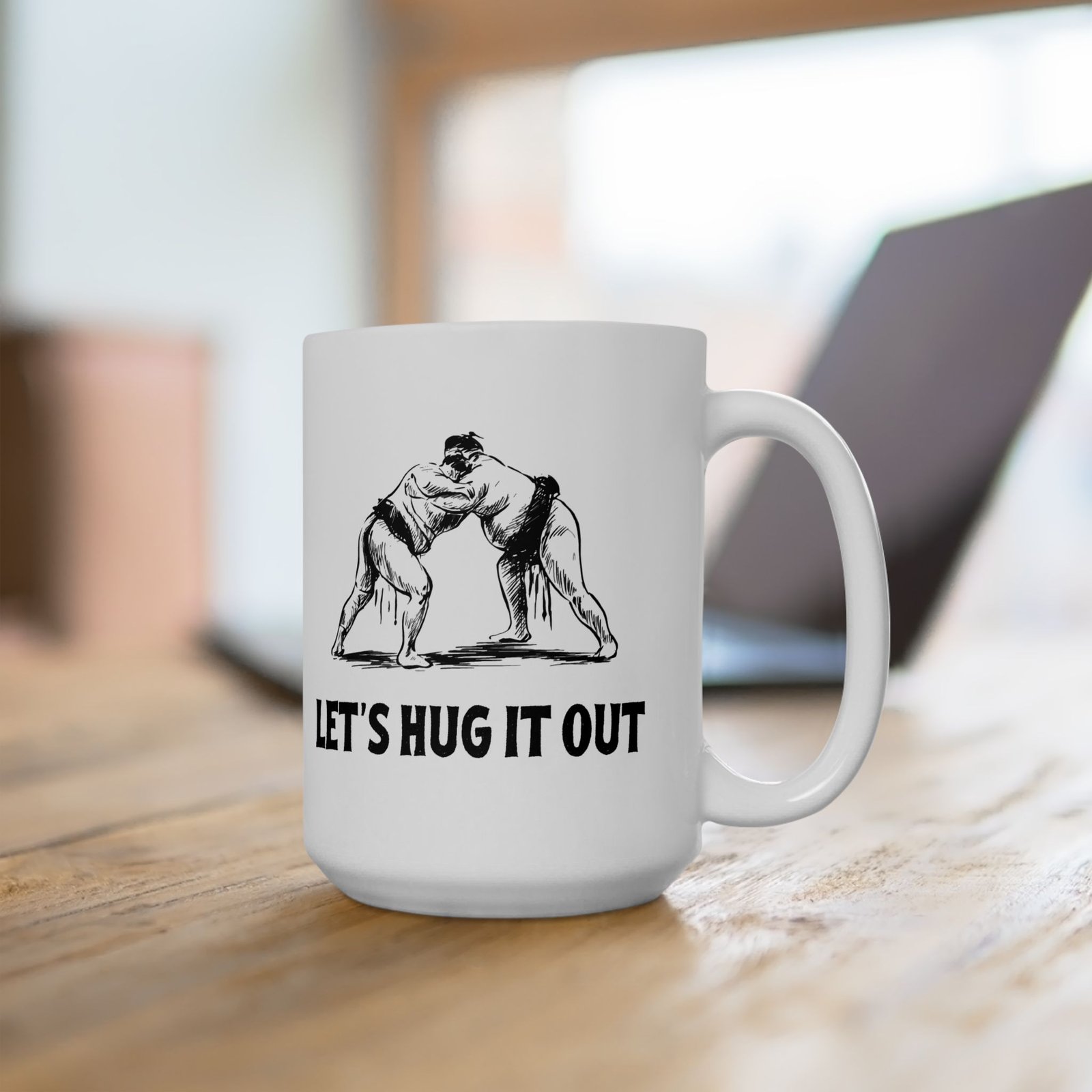 Let’s Hug It Out Sumo mug