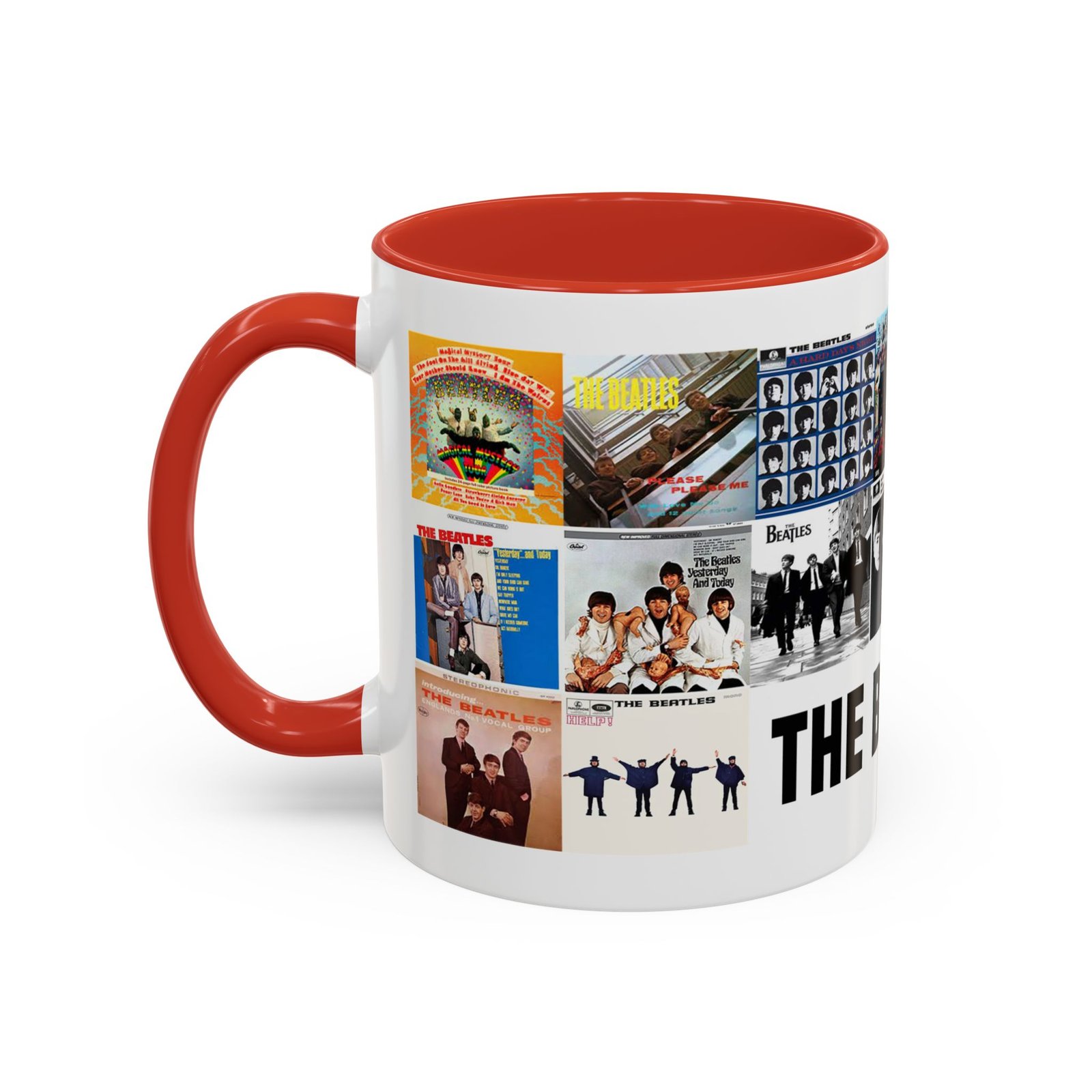 The Beatles Album Covers Coffee Mug