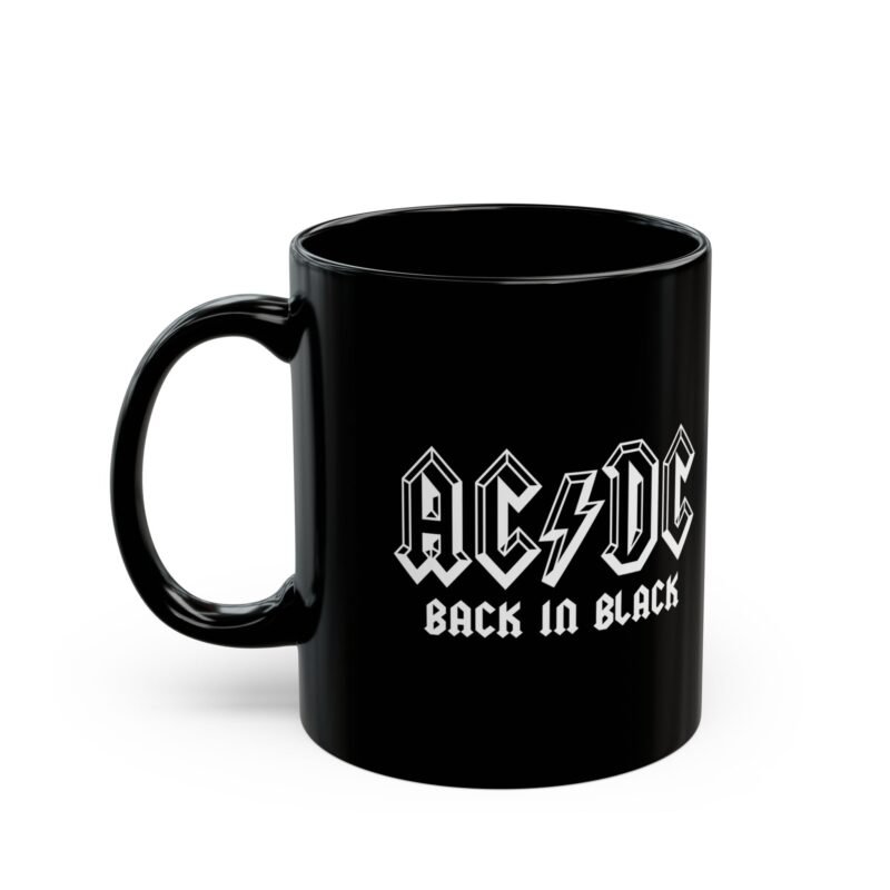 Back in Black Rock-Style Mug