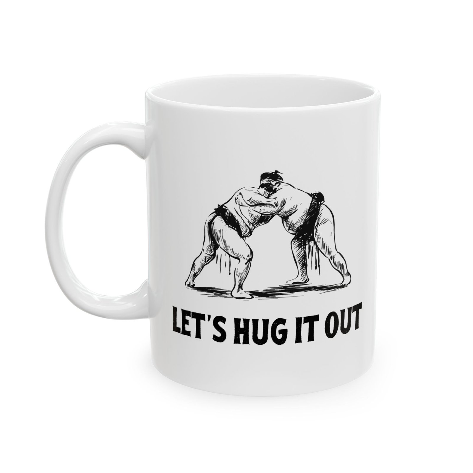 Let’s Hug It Out Sumo mug