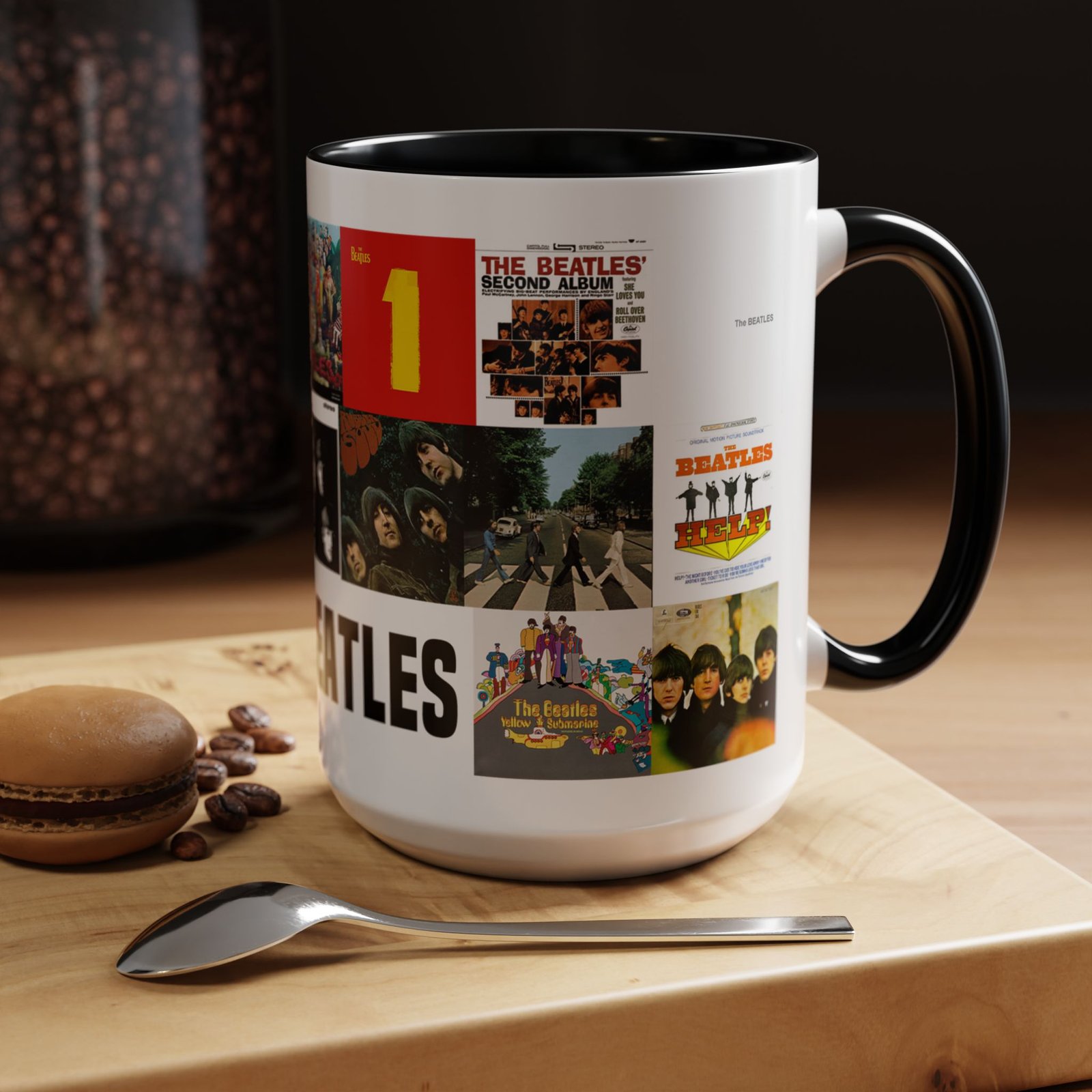 The Beatles Album Covers Coffee Mug
