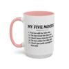 My Five Moods Mug