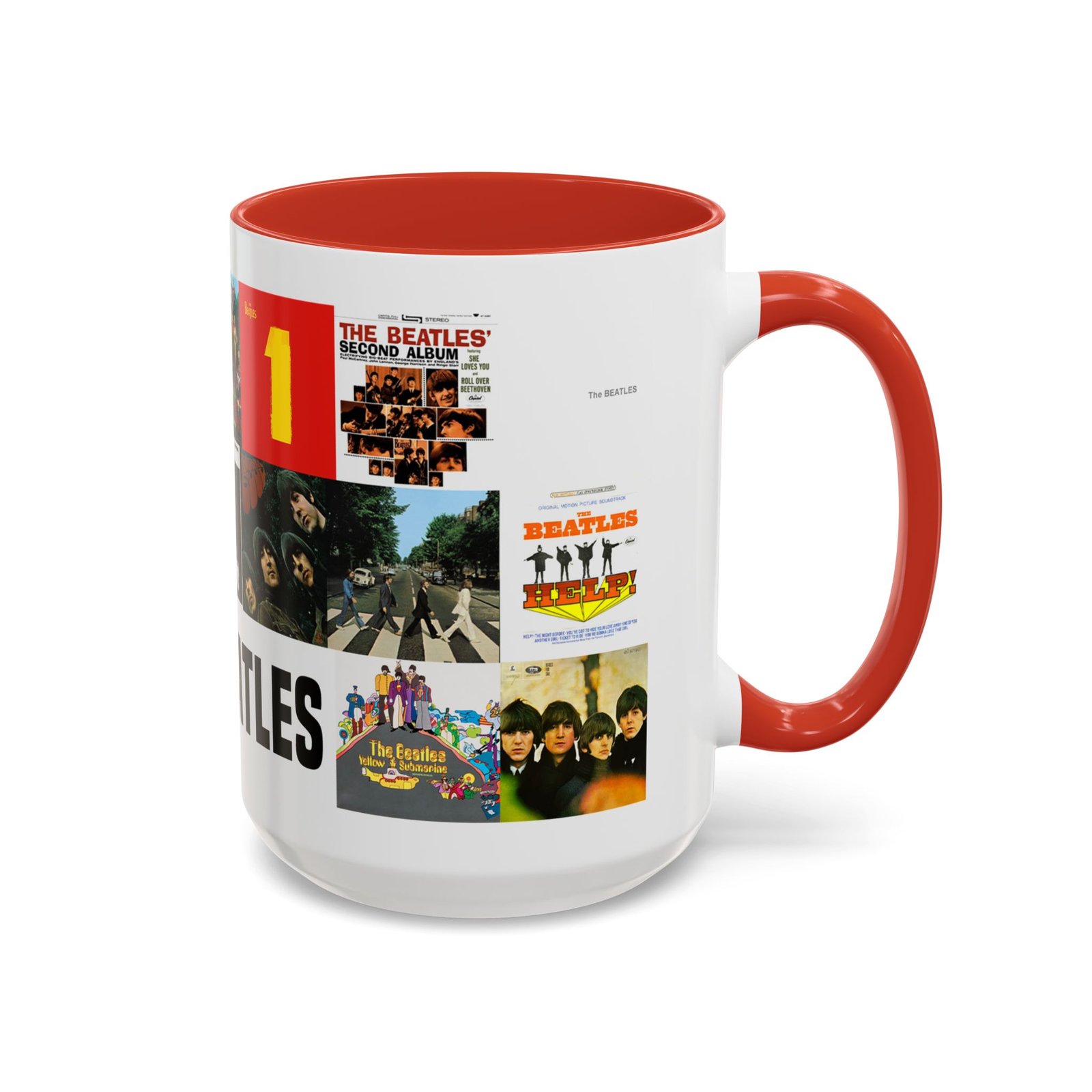 The Beatles Album Covers Coffee Mug