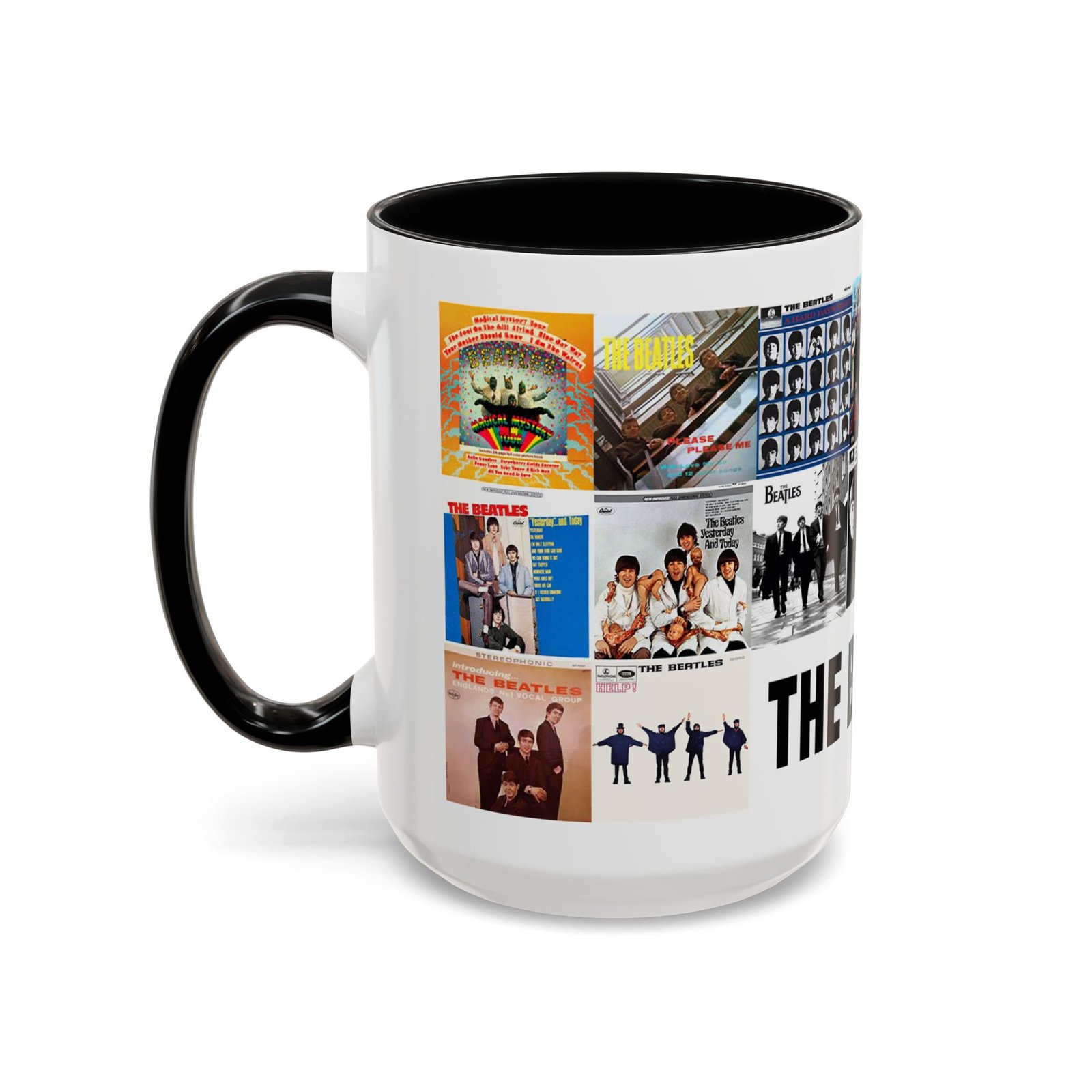 The Beatles Album Covers Coffee Mug