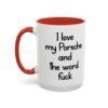 I love my Porsche and the word fuck Coffee Mug