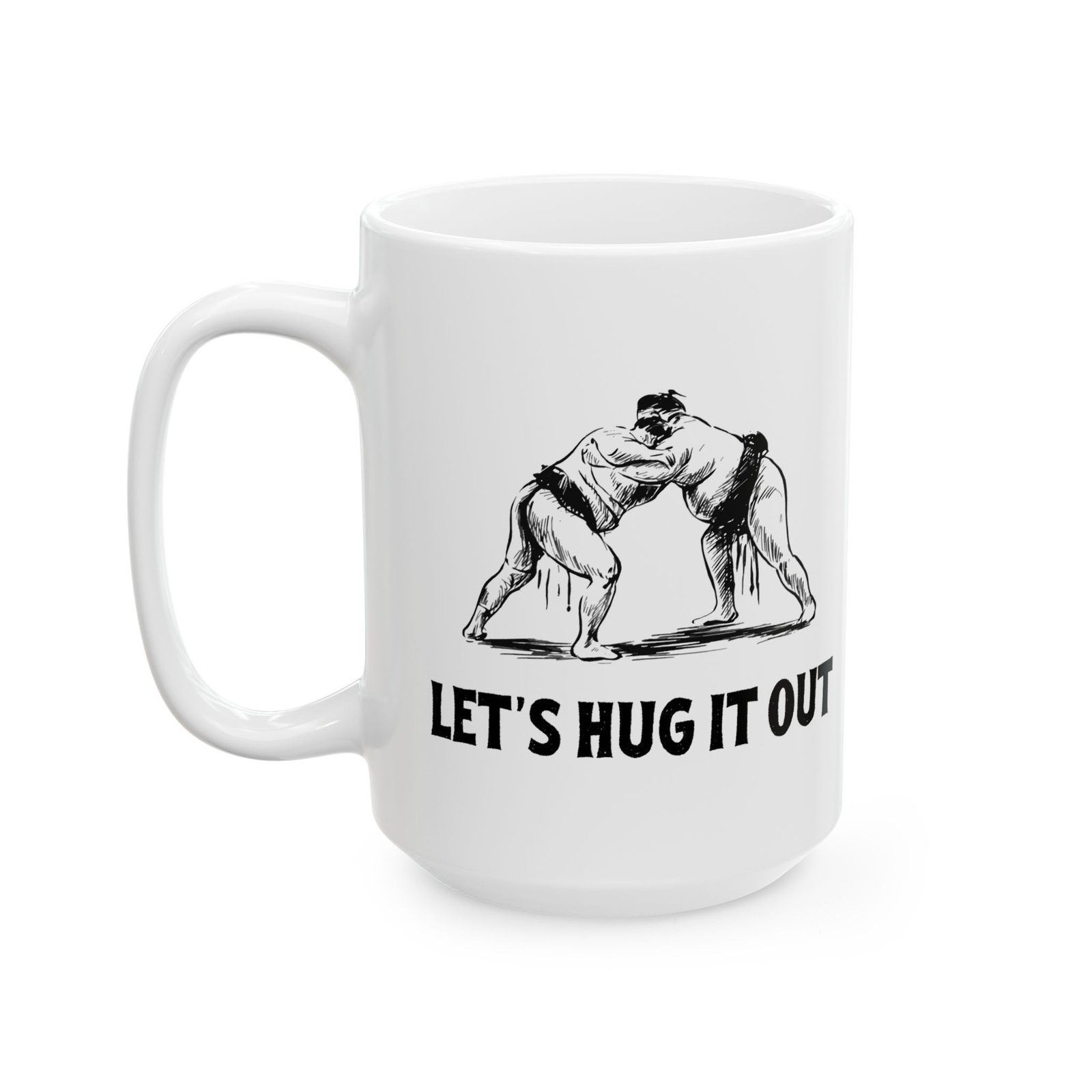 Let’s Hug It Out Sumo mug