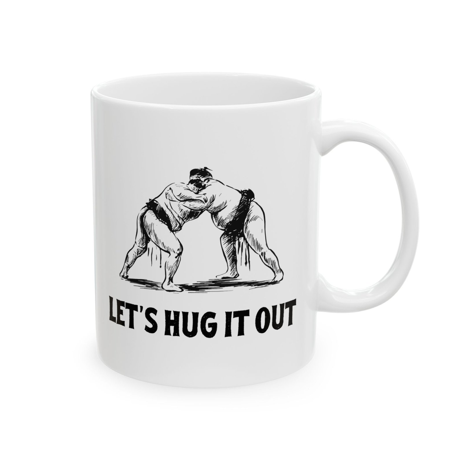 Let’s Hug It Out Sumo mug