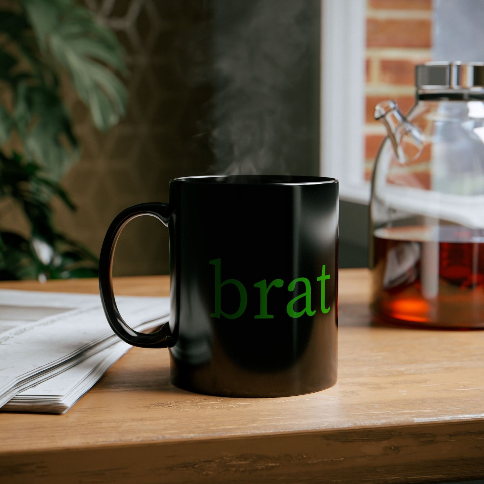 brat Girl Green Mug