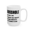 Bosshole Coffee Mug | Funny Boss Definition Office Humor Mug