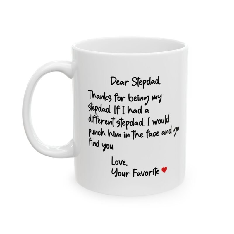 Dear Stepdad Funny Coffee Mug