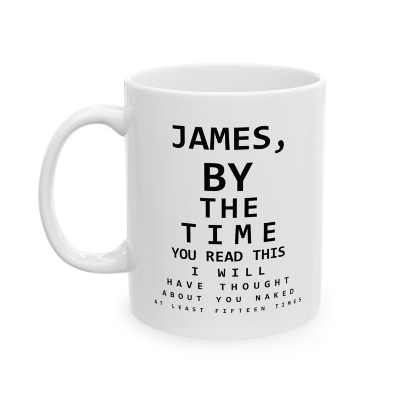 By The Time You Read This I Will Have Thought About You Naked Coffee Mug