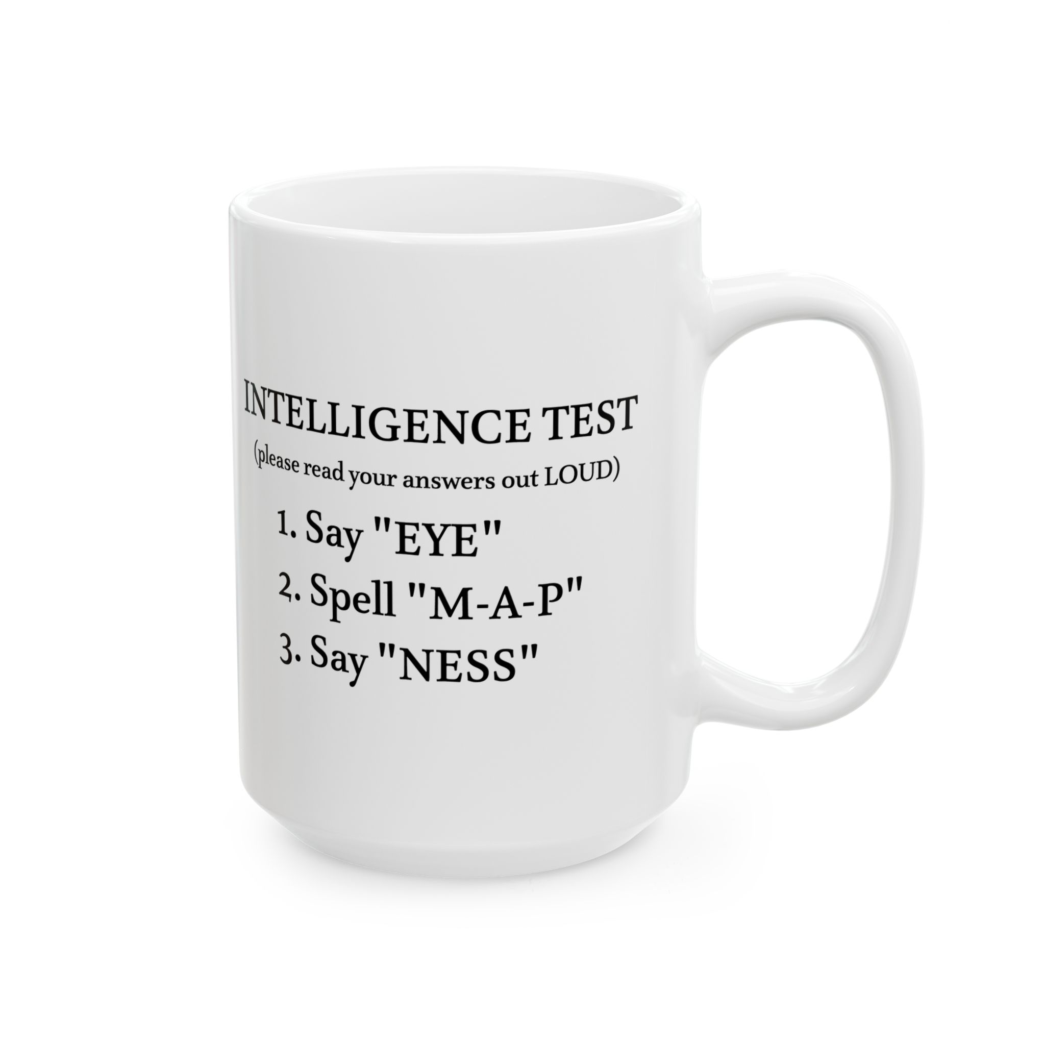 Intelligence Test Read Out Loud Mug - Image 5