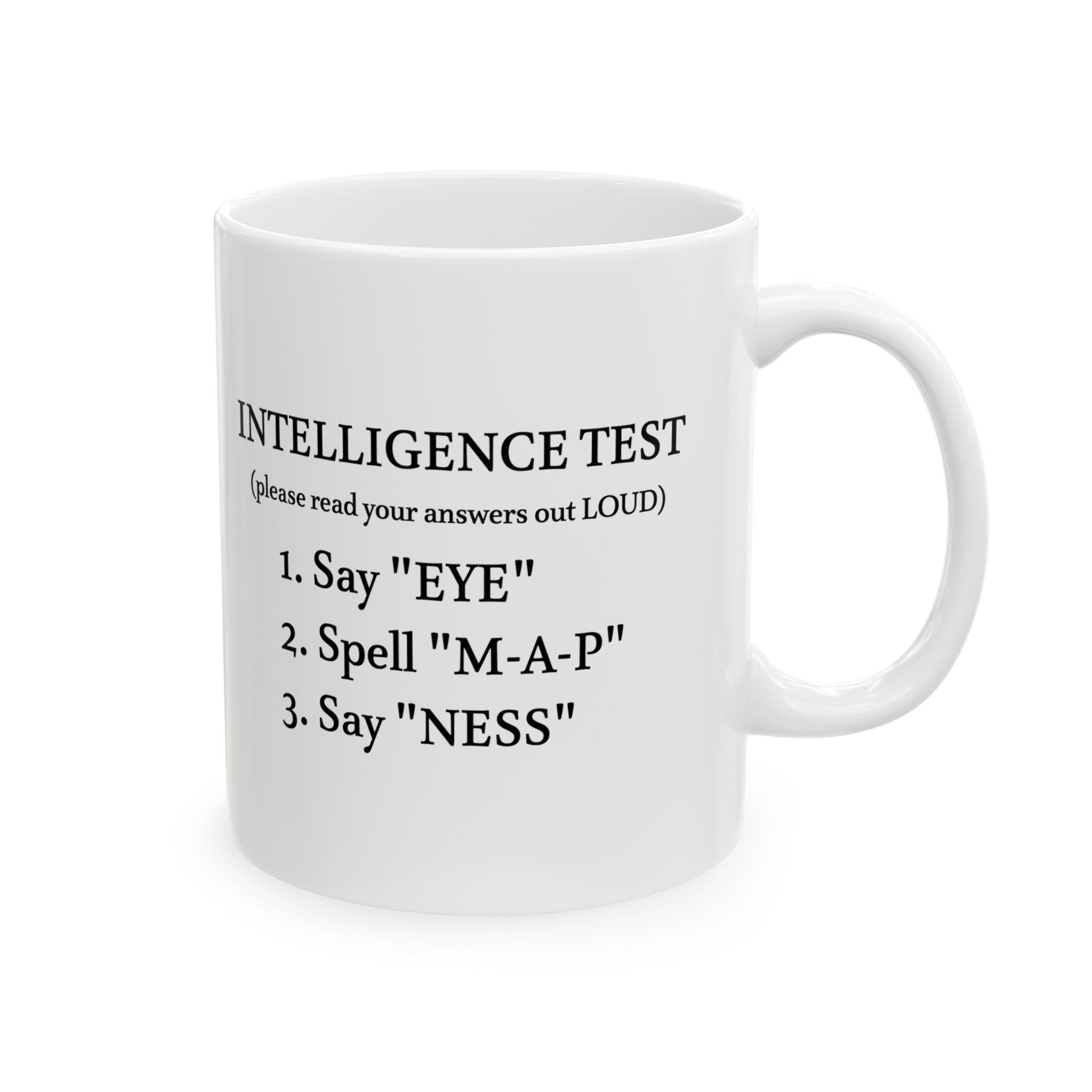 Intelligence Test Read Out Loud Mug - Image 2