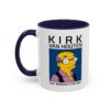 Kirk Van Houten Can I Borrow a Feeling accent mug featuring Simpsons quote design on ceramic mug